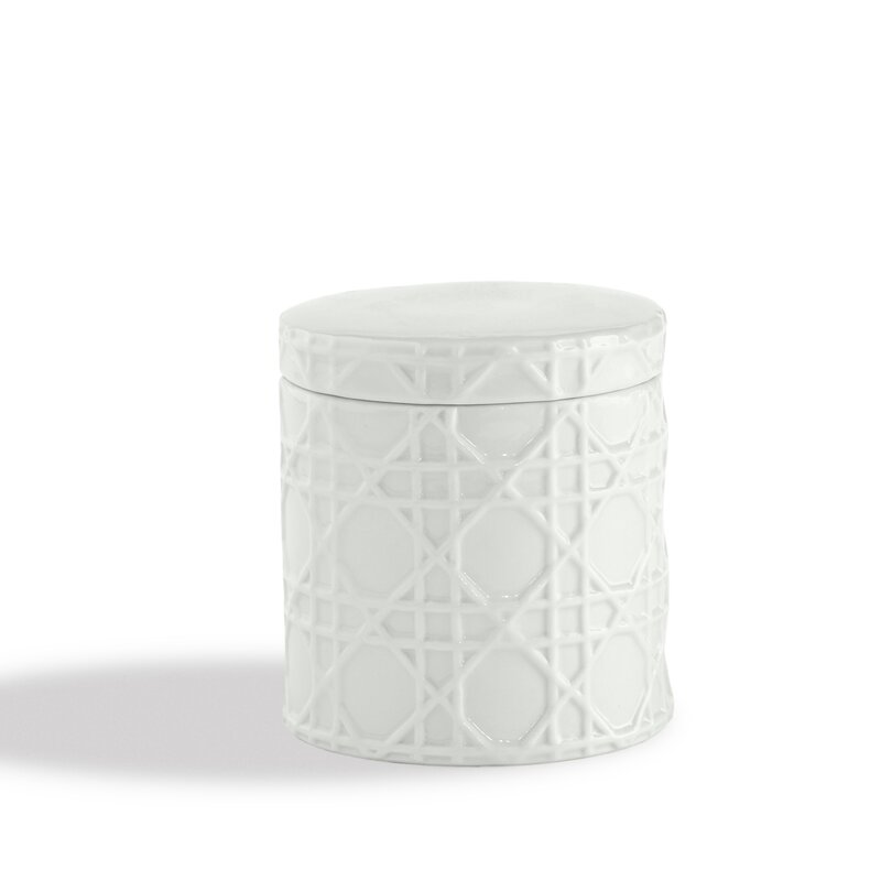 Ebern Designs Pot  de  rangement  pour salle  de  bain  en coton 